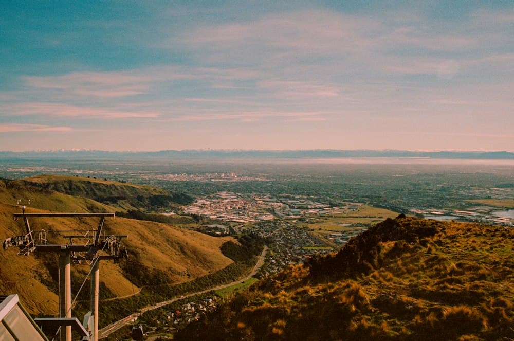 View of Christchurch city